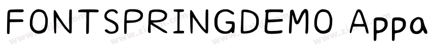 FONTSPRINGDEMO Appar字体转换